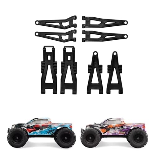 RC Cars Crawler Parts Compatible with HBX for HAIBOXING 901 901A 903 903A 905 905A 1/12 RC Car Upgrades Parts Accessories Front and Rear Suspension Arm Set