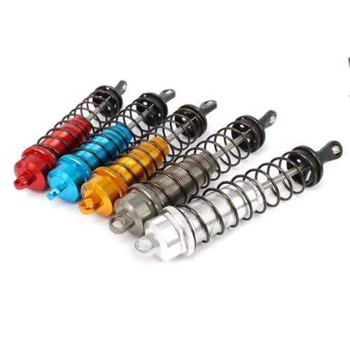 Rc Dampers Spare Parts for HPI 1/8 140mm Aluminum Adjustable Remote Control Shock Absorber Off-Road RC Car Truck Crawler Hop for Up Upgrade Parts(Yellow) - color: Yellow