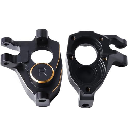 Brass Portal Steering Knuckle Weights for VP F10, CNC Front Knuckles Fits Plastic/Aluminum Portal Axle, Lower COG for Vanquish VRD VS4-10 Phoenix F10 Portal Axle 1/10 RC Crawler Upgrades - style: Steering Knuckle for F10 Portal Axle
