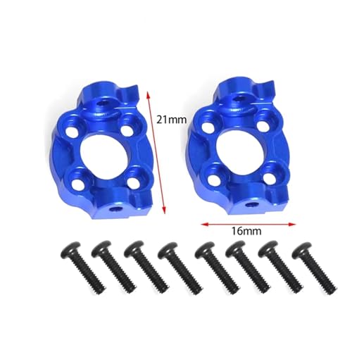 Compatible with LOSI for Mini for LMT 4X4 1/18 RC Brushed Monster Truck Car Upgrade Parts Accessories Front Block C for Seat Kit Blue RC Accessories