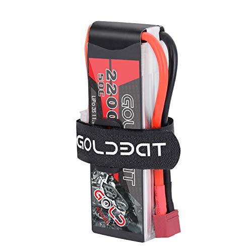 GOLDBAT 3S 2200mAh 11.1V 50C LiPo RC Battery with T Plug for RC Evader BX Car RC Truck RC Truggy RC Heli Airplane Drone