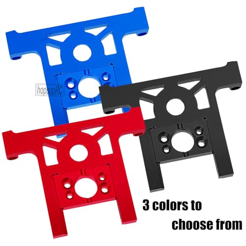 Aluminum Bearing Motor Mount Upgrades Part for 1/10 Slash 4x4 4WD Lcg.Red - color: Red(for 1/10)