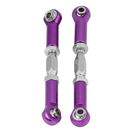 Steering Linkage, RC Steering Rod CNC Machined Servo Link Pull Rod for RC Car Upgrade Parts() Model Car Accessories