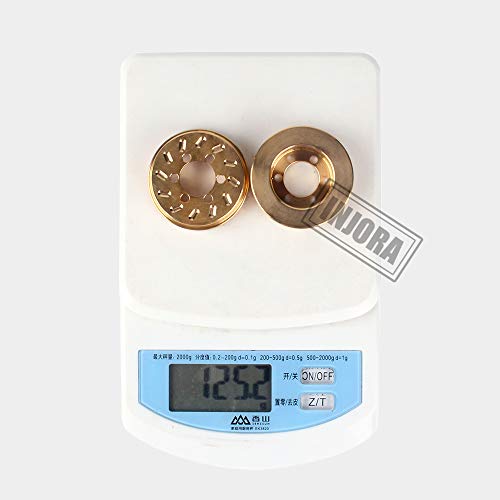 INJORA Internal Brass Counterweight 4pcs for 1.9inch 2.2inch Wheel Rims - size: 4PCS