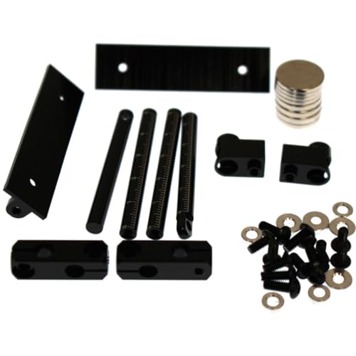 1032 Aluminum Magnetic Body Mount Set 1:10 Drift Cars Full Post Black