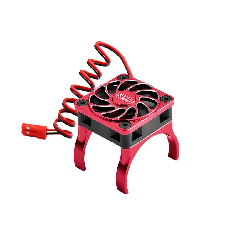GPM 6061-T6 Alloy High Speed Cooling Fan 18000 RPM Compatible with 36Mm Motor for Mini Xrt Vxl 3S-108076-1 (Red) - color: Red