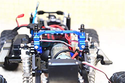 GPM For Traxxas TRX-4 Defender/Tactical Unit/Ford Upgrade Parts Aluminum Front Adjustable Body Mount & Post - 7Pc Set Green