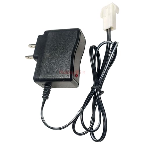 9.6V NiMh NiCd Battery US Charger 250mA EL-2P Female Plug for RC Car Off-Road Truck Speed Boat (Rev Plug)