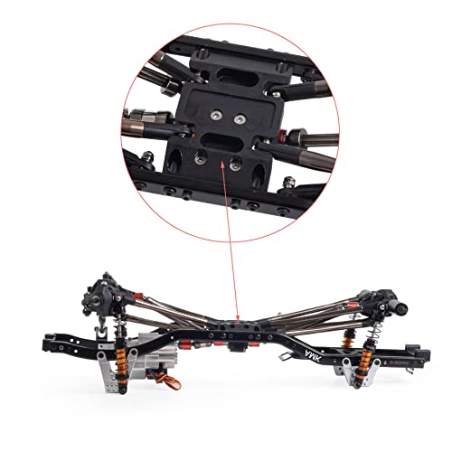 Chassis Frame Set Wheelbase 313mm with 2 Speed Transmission Reversed Front Axle for 1/10 RC Crawler Axial SCX10 II 90046 EX86100