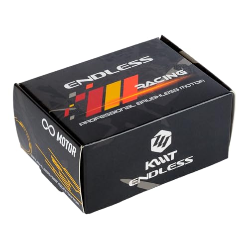 KWTRC Endless Brushless Motor, High-Torque & High-Efficiency RC Motor, Heat-Resistant, Lightweight Design, Compatible with 1/10 On-Road/Off-Road RC Race Cars (13.5T) - style: 13.5T