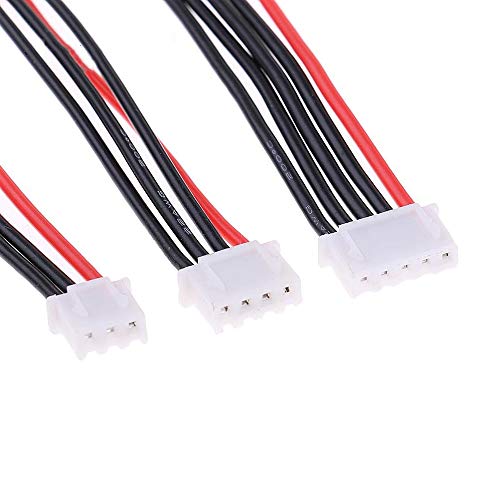 10pcs 6S 7 Pins Balance Extension Cable JST-XH Connector Male to Female Lipo Adapter Plug with 5.9inch 22AWG Silicone Wire (6S 7Pins) - size: 6S 7Pins
