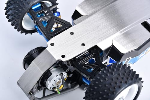 Stainless Steel Integrated Chassis Skid Kit for Tamiya 1:10 DT-04 R/C Fighter NXGEN-58741 Upgrades