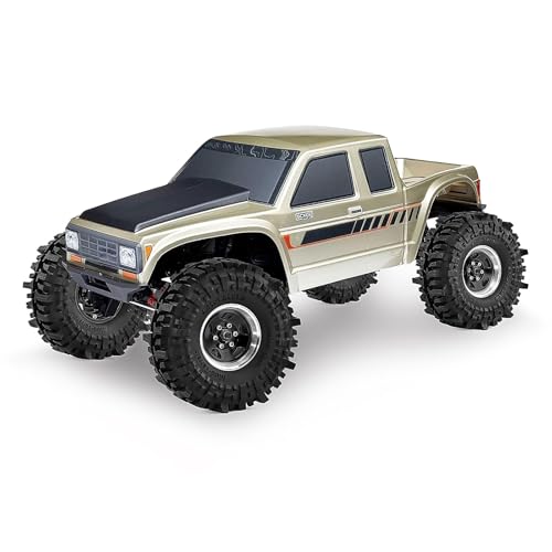 1.9" Pre-Assembled Beadlock Wheels and Tires 118mm (4.65in) for SCX10 TRX4 1/10 RC Crawlers – Aluminum Rims, Soft Rubber Tires with Foam Inserts, Easy-Install Upgrade Parts (Black) - color: Black