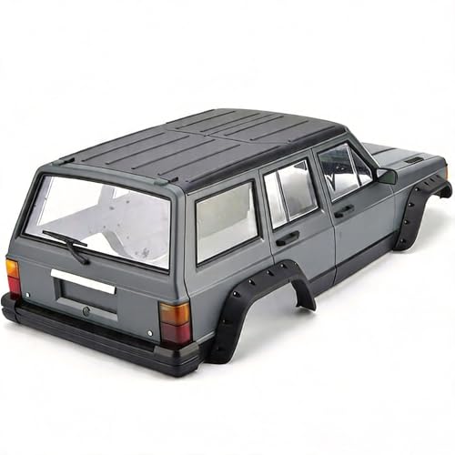1/10 RC Crawler Hard Body Shell, 313mm Cherokee-Style, SCX10/TRX4 (Gray, SUV) - color: Gray
