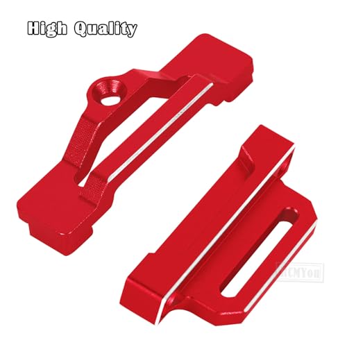 RC Upgrades Part Aluminium Alloy Battery Mount Plate Tray Battery Holder Mount for 1/10 Slash 2WD/Slash 2WD VXL/F0rd F-15O Raptor 2WD,Tall Battery Holder Mount Hold Down,Red(#5827) - color: Red - (Upgrades Part)