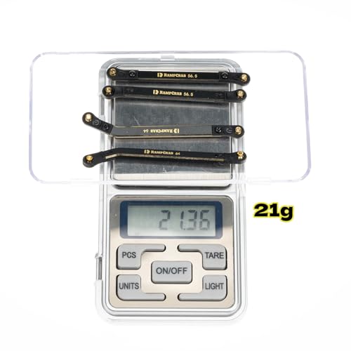 High Clearance 4 Links Set for SCX24 GX 470, Brass Links Set, ONLY Rear, 4Pcs, Black - size: GX470 Rear