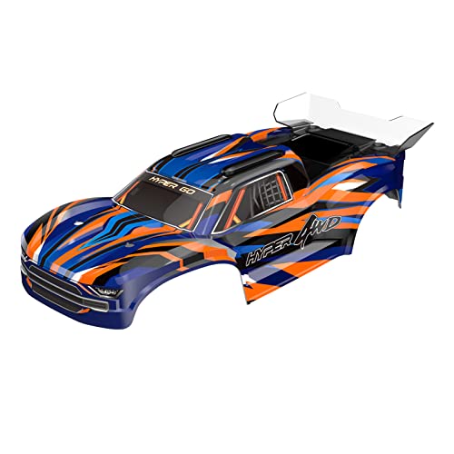 HYPER GO 1601D 1:16 Scale RC Car Accessories Shell Body, Spare Parts RC Vehicle Bodies for H16GT & H16DR & H16BM & H16SC - color: Orange