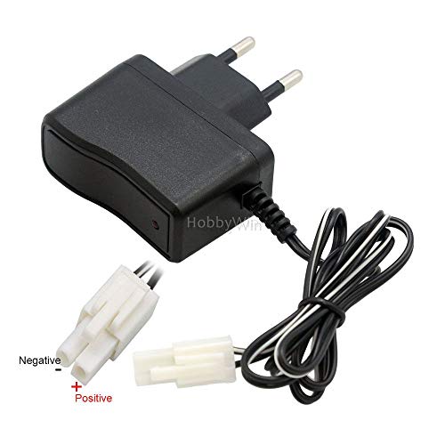 9.6V 250mA EU Charger EL-2P Male Plug P-to-S for NiMH NiCD RC Model Vehicle Battery Pack