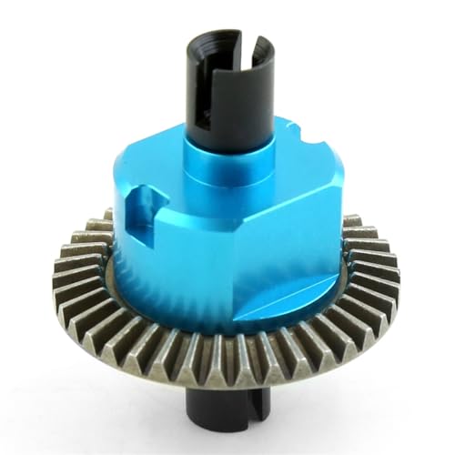 Metal Differential Diff RC Upgraded Parts for HSP 1/10 94122 94188 94177 94166 94155 94123 94111 94107 94103 94106 94108 RC Car, Blue - color: Blue Differential