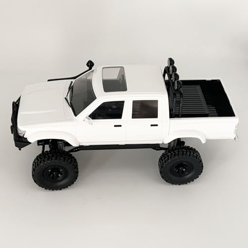 WPLDEWAN WPL C64-1 RC Crawler 1/16 Scale RC Truck 4x4 Off Road | Remote Control Rock Crawler All Terrain Pickup RTR 260 Motor Upgraded Chassis 2.4GHz Proportional Control Adult