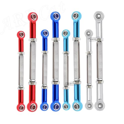 Turnbuckles Camber Links Upgrades Parts for Ecx 1/10 2WD Ruckus Axe Brutus Circuit AMP MT AMP DB AMP Crush K&N Torment,6PCS Aluminum Adjustable Turnbuckles,Replace ECX1046,Navy Blue - color: Navy Blue - Link Set