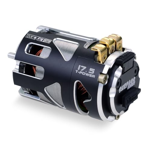 Surpass Hobby Outlaw 540 V5R Sensored Brushless Motor,3000KV Competition Level Motor with Shaft 3.175 Use for 1:10 RC Racing Car (17.5T) - style: Outlaw 17.5T