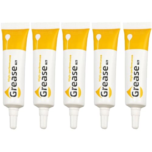 5-Pack 3D Printer Parts Lubricant Optical Axis Grease Gear Grease | Guide Grease, For Bambu Lab X1 X1C P1P P1S A1 Mini, Kobra 2 Series, Neptune 4, Ender 3 V3 KE/Ender 3 V3/CR10-SE