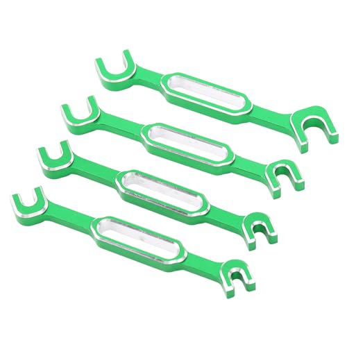 RC Car Wrench, 3.0 to 6.0mm Aluminum Alloy Turnbuckle Nut Ball Joint Remover Wrench Set, with Lightweight Durable Construction for Adjusting Ball Joints, Pull Rods, and Push Rods (Green) - color: Green