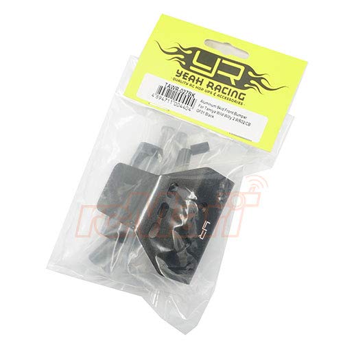 Yeah Racing Aluminum Skid Front Bumper for Tamiya Wild Willy 2 WR02/CB GF01 Black #TAWR-027BK