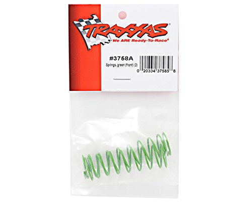 Traxxas 3758A Green Shock Springs, Front (pair)