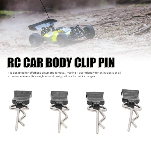 RC Body Clips,RC Car Shells Clips R Pins with Pull Tabs for 124008 124010 124006 144016 144018