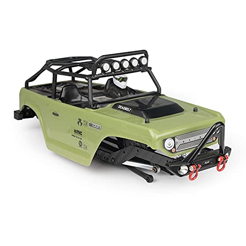 KYX Racing Aluminum Alloy Front Bumper Upgrades Parts Accessories For 1/24th Scale RC Crawler Car Axial SCX24 Deadbolt JLU