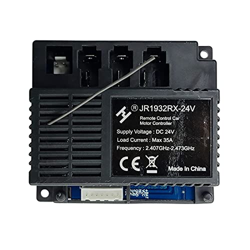 2.4G Bluetooth Remote Control and JR1932RX-24V Receiver Control Box Mother Board for Kids Powered Wheels Children Ride On Car Replacement Parts