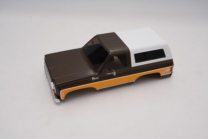 FMS FCX24 Rc Car Parts RC Crawler RC Trucks Parts Replacement Accessory for 1/24 K5 Blazer: Assembly Painted (Brown/Yellow) - color: Brown/Yellow