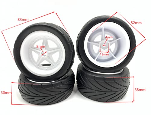1/10 Off-Road Vehicle Buggy Wheels ARRMA Snake SRX4 Bandit yokomo yz4 kyosho 30616 30625 HPI WR8 HSP-94118 Tamiya BB01 BBX TRF511/TRF501X/DB01 DF-02 DF-03 TD04 Master Lazer ZX-5 FS 30078 30617 kyosho