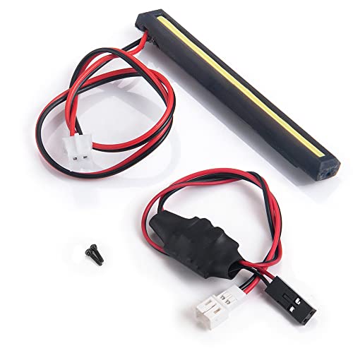 1/24th RC Car Light Bar LED Roof Lamp White Color Upgrades for Axial SCX24 Deadbolt AXI90081 RC Crawler Car Accessories Parts
