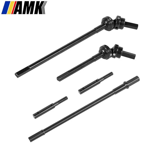 AMK 2-Joint 1/10 Capra Drive Shaft Offset Portal Axle Constant Velocity Driveshift UTB10 CVD Stub Shaft for RC Crawler Axial 1.9 Capra F9 Upgrades