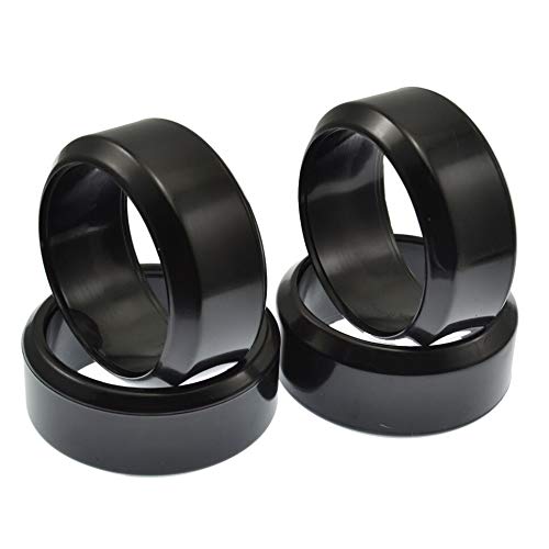 Replacement Part For 4PCS 1/10 RC Racing Speed Drift Hard Plastic Tires 26mm For RC 1:10 On-Road Drifting Car