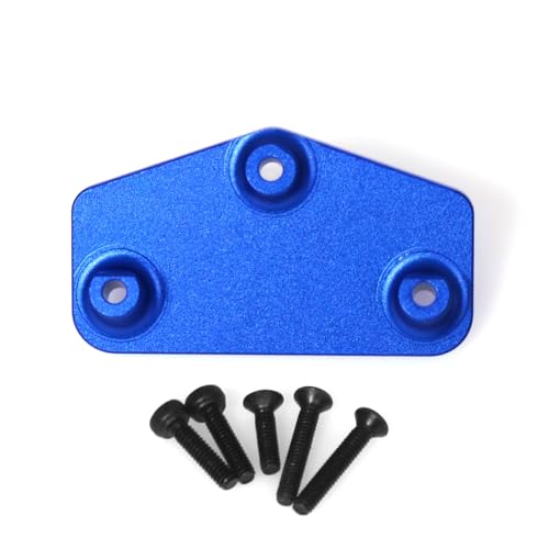 Aluminum Alloy Servo Fixed Seat RC Upgraded Parts for LOSI 1/18 Mini LMT 4X4 Brushed Monster Truck RTR-LOS01026 RC Car (Blue) - color: Blue