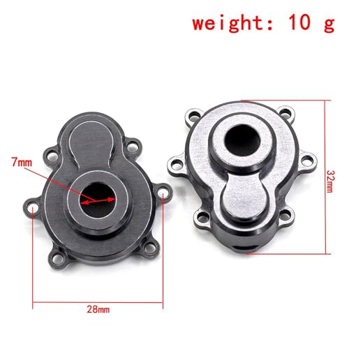 Aluminum Alloy Gearbox Shell Cover RC Replacement Parts for REDCAT GEN8 RC Car - color: Gearbox Shell