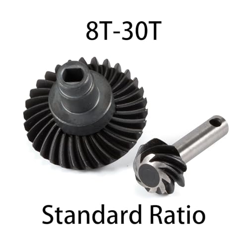 Overdrive Underdrive Helical Axle Gear Set 24/8T 27/8T 30/8T 33/8T for Axial SCX10 AR44 AR45 Capra Axle VS4-10 F9 Phoenix F10 (30T 8T) - color: 30t 8t