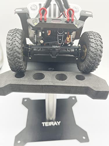 RC Servo Steering Servo for RC Car Boat Model Parts AX24 Axial SCX24 Upgrade Parts with Servo Mount Bracket and Arm (Black) - color: Black