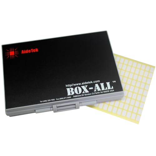 AideTek Two SMD SMT Resistor Capacitor 1206 0805 0603 Box Organizer Craft Beads Storage 144 Compartments for each box - style: 2BOXALL