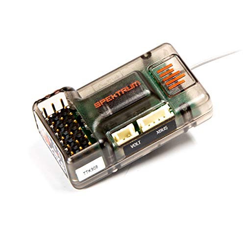 Spektrum SR6110AT 6-Channel AVC Telemetry Surface Receiver, SPMSR6110AT, Green