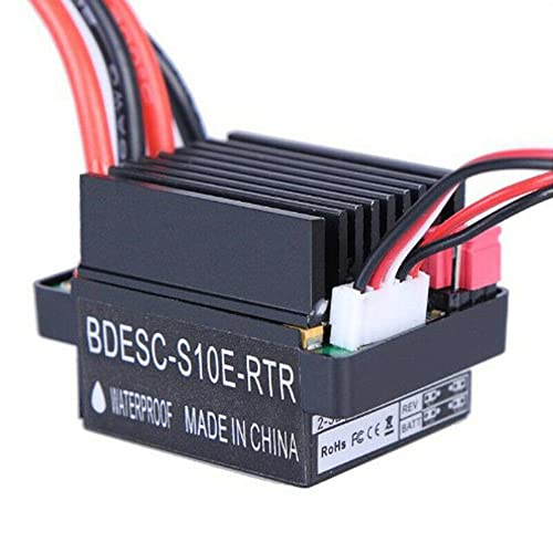 Durable Brushed ESC Electronic Speed Controller Waterproof for RC Car Boat Motor