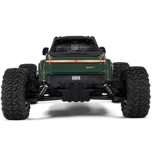 ARRMARC Truck 1/10 Big Rock 4X4 223S BLX BRUSHLESS Street Truck RTR (Batteries and Charger Not Included) with DSC, (Green), ARA4312V4T2 - color: Green