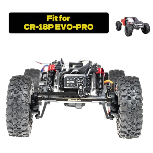 RC Steering Links for CR18P, Brass High-Tightening Rod Tie Link for 1/18 CR18P EVO & EVO PRO Upgrade Parts, Brass, Black - color: Brass