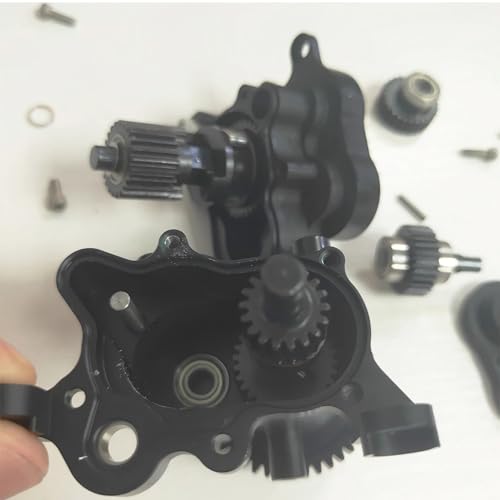 TRX4 2 Speed Transmission Case CNC Aluminum Metal Gearbox with Steel Gear for TRX-4 TRX6 1/10th RC Crawler Car Upgrade