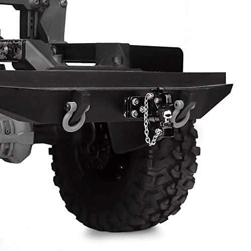 INJORA 1/10 Scale RC Accessories Tow Hook Drop Hitch Receiver,for RC Crawler TRX4 Axial SCX10 90046(Without Ball Buckle) - size: without Ball Buckle