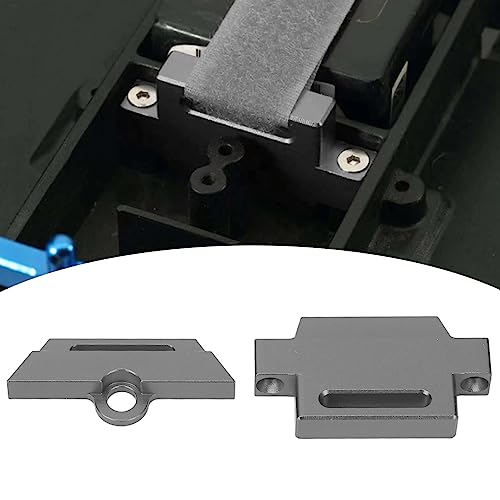 Aluminum Alloy RC Car Battery Plate, Secure Strap Mounting Tray for 1/10 Slash 2WD Chassis, for RC Enthusiasts Racers and Hobbyists